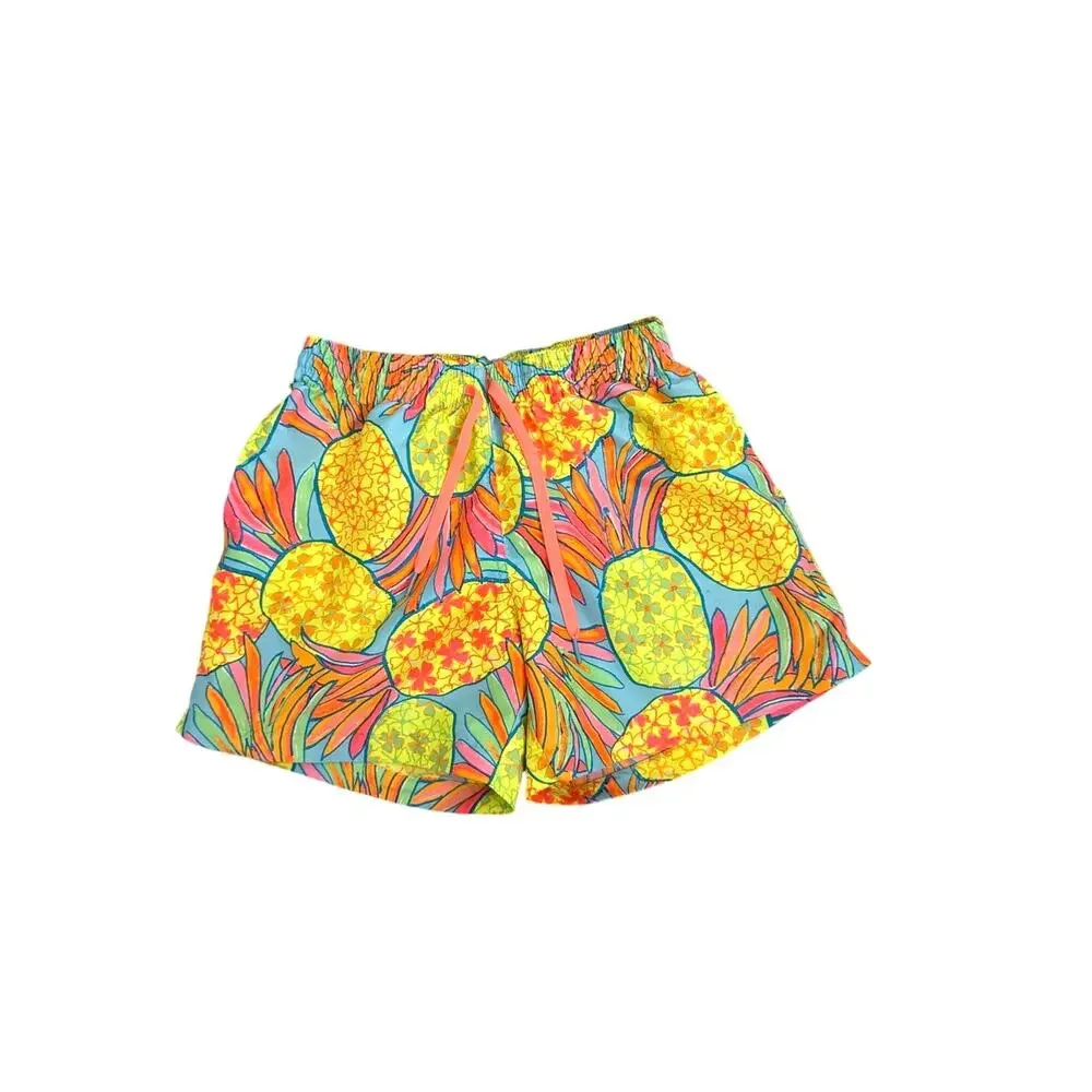Chubbies Swim Trunks Neon Printed Mesh Lined Bathing Suit Size Men's Small